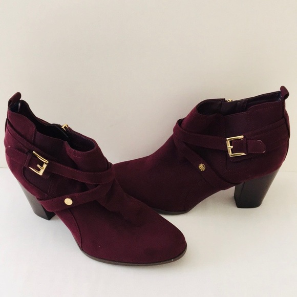 Tommy Hilfiger Shoes - Tommy Hilfiger Faux Suede Ankle Boots